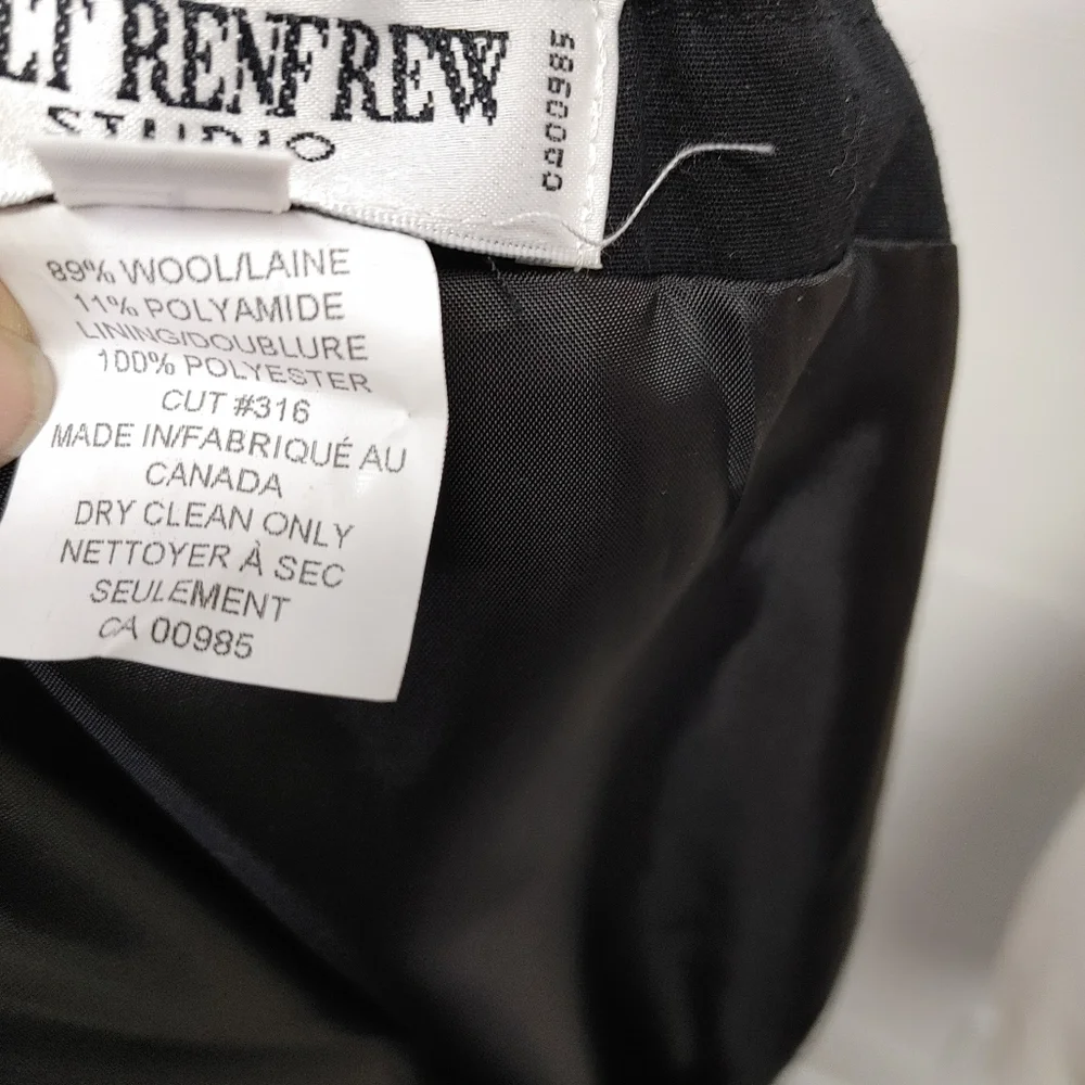 Vintage Holt Renfrew wool maxi skirt size 2 - Picture 11 of 13
